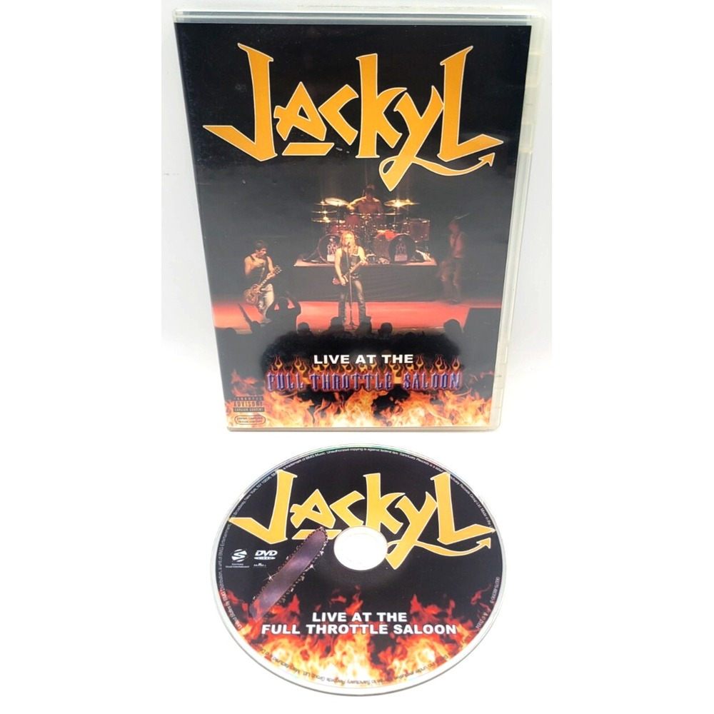 SIGNED‎ Jackyl Live At The Full Throttle Saloon DVD 2004 VERY RARE!